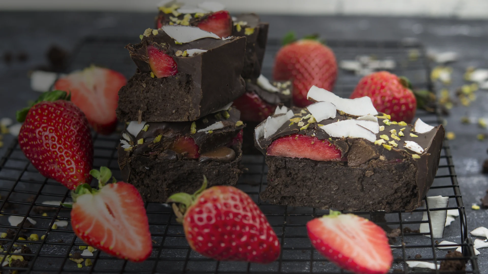 Brownies proteici alle Fragole Candonga®